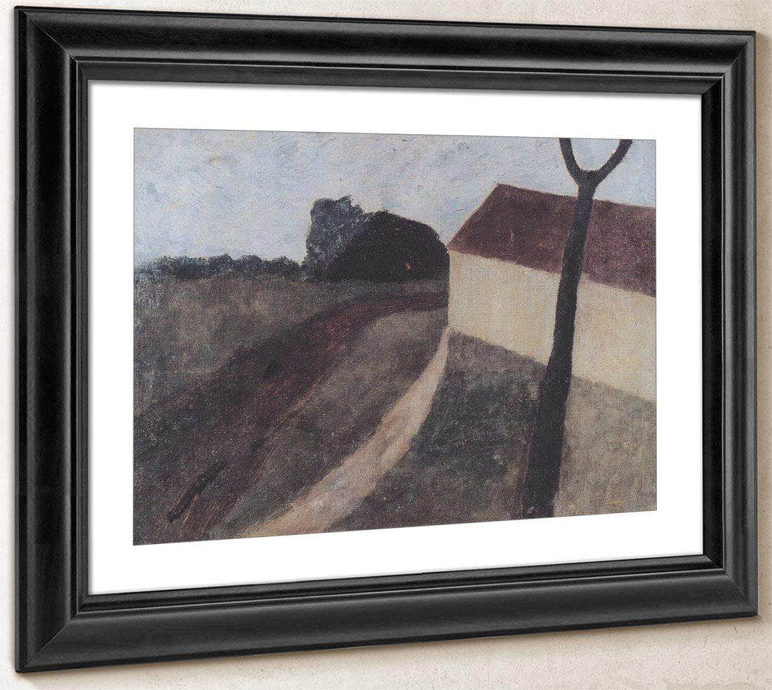 Twilight Landscape With House And Fork By Paula Modersohn Becker Fine Art Print