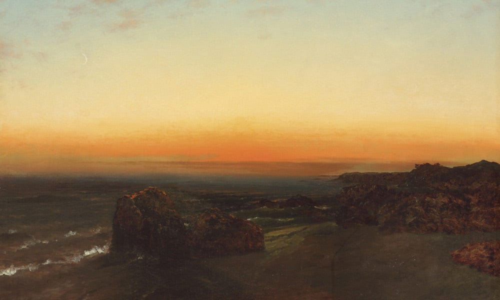 Twilight On The Seashore By John Frederick Kensett Fine Art Print