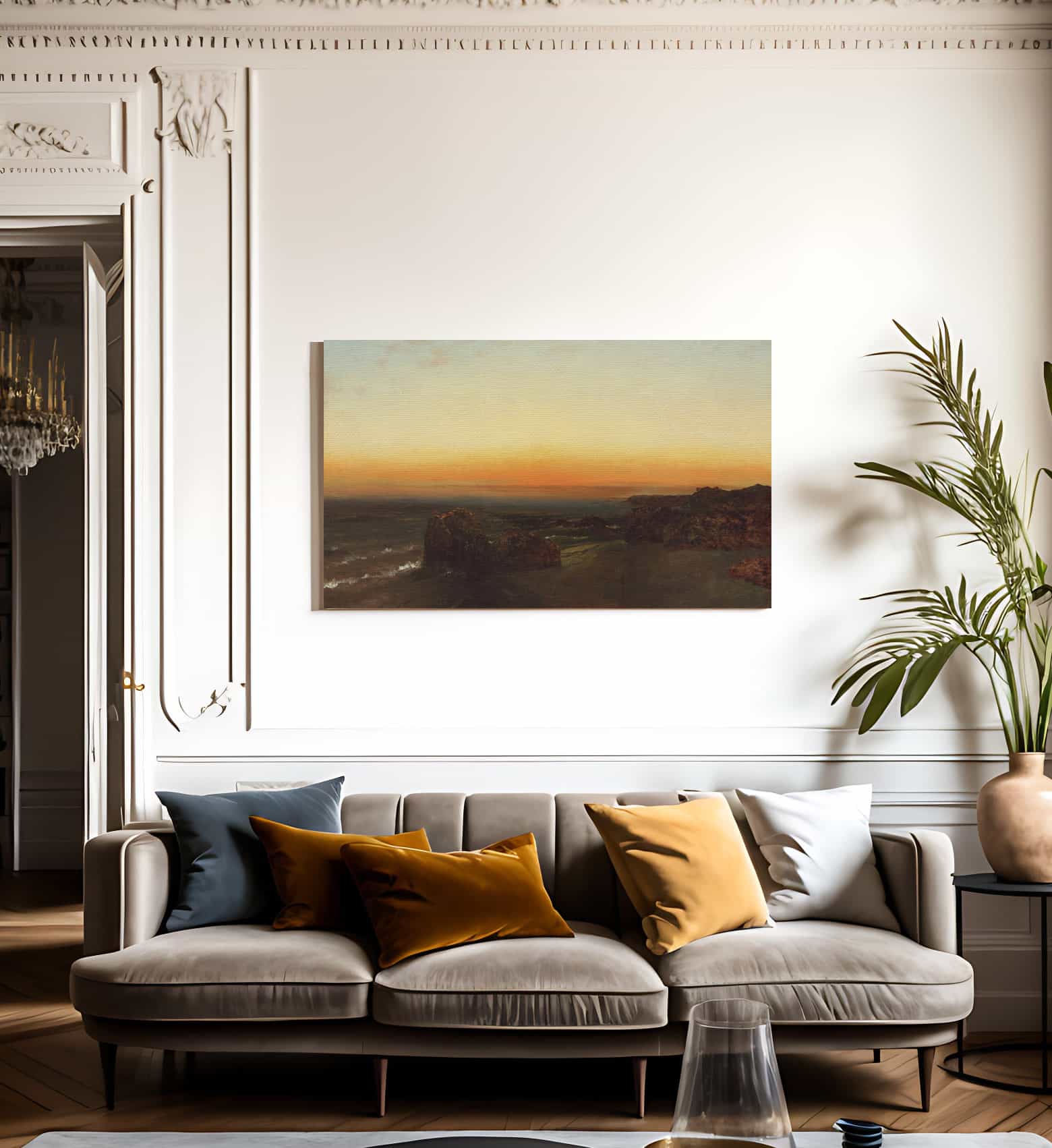 Twilight On The Seashore By John Frederick Kensett Fine Art Print