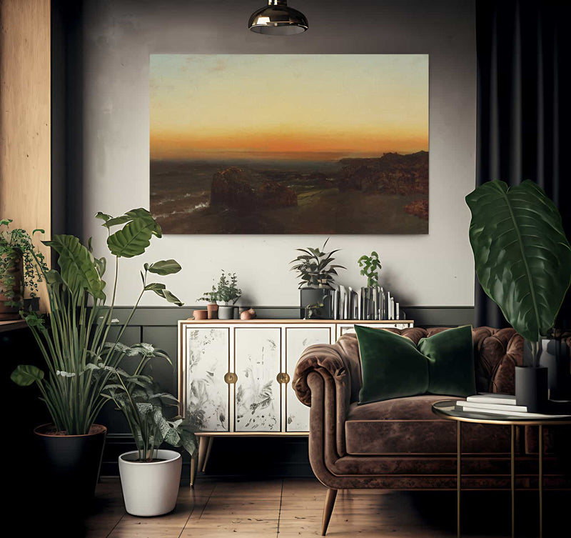 Twilight On The Seashore By John Frederick Kensett Fine Art Print