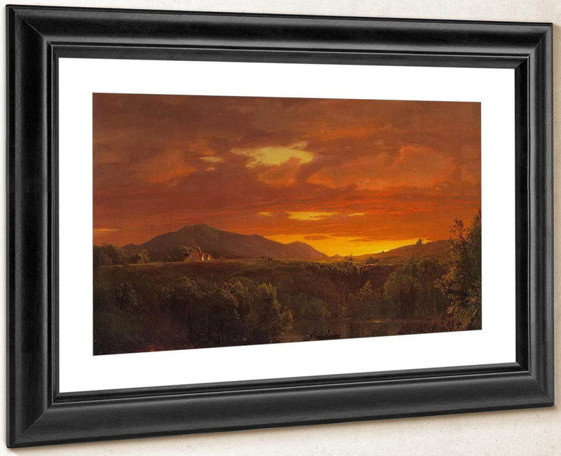 Twilight (Sunset) By Fredric Edwin Church Fine Art Print