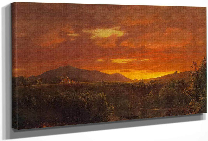 Twilight (Sunset) By Fredric Edwin Church Fine Art Print