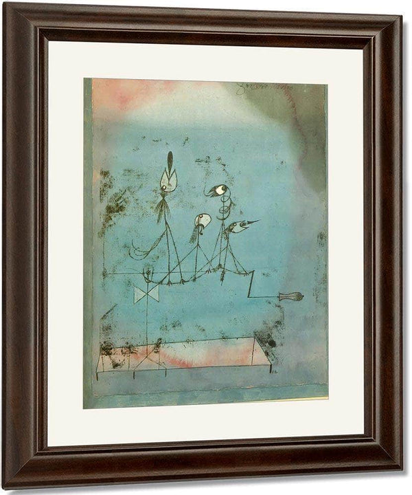 Twittering Mach Ine 1922 151 By Paul Klee Fine Art Print