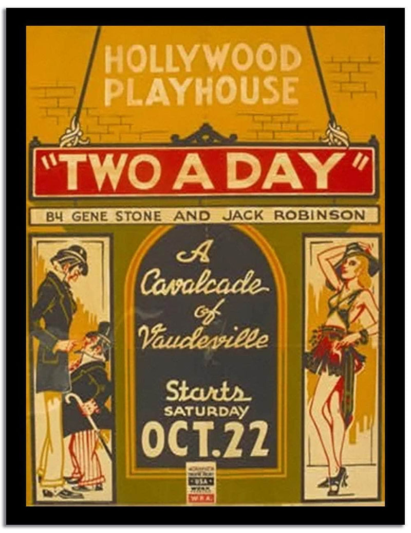 Two A Day  Vintage Poster Fine Art Print