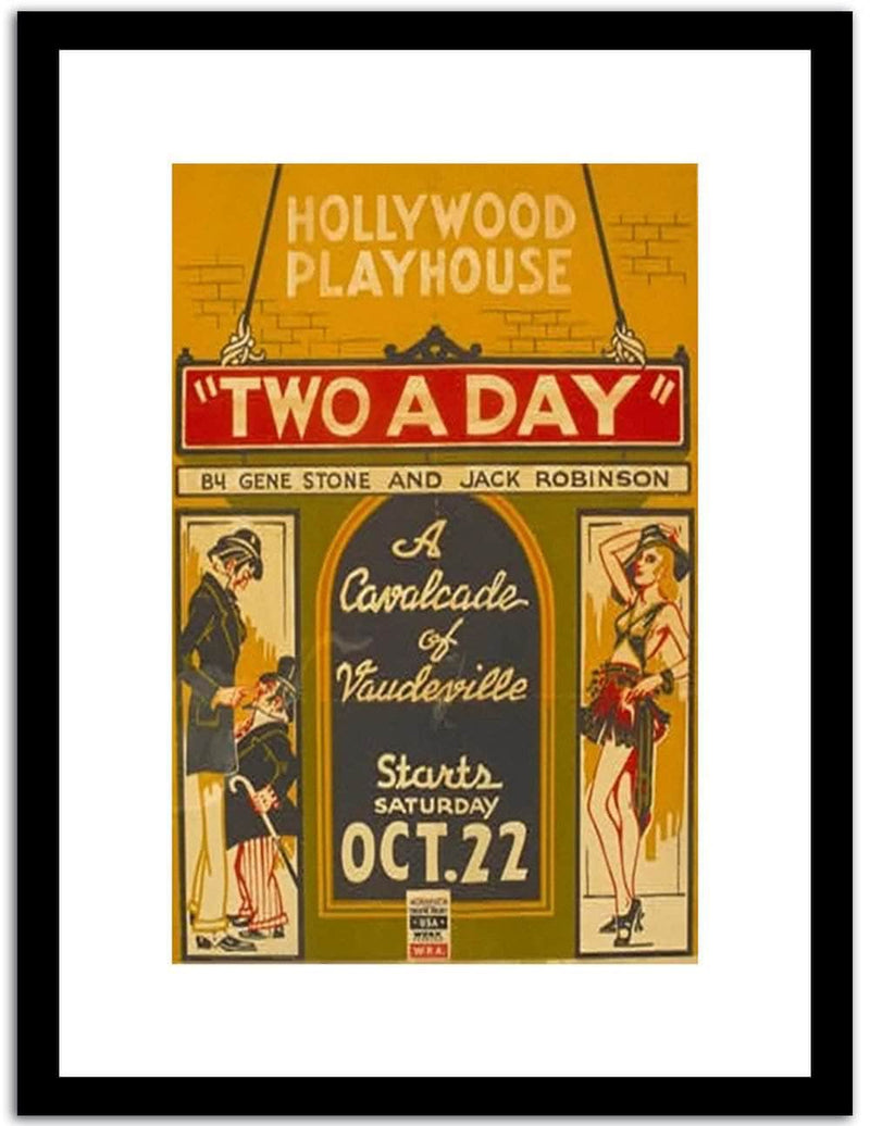 Two A Day  Vintage Poster Fine Art Print