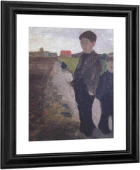 Two Boys On A Canal By Paula Modersohn Becker Fine Art Print