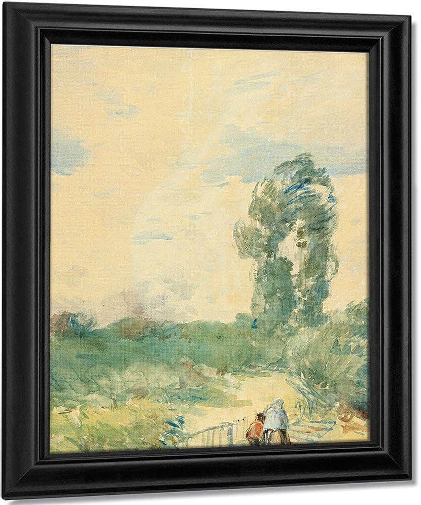 Two Dancers By A Hearth By Edgar Degas Fine Art Print