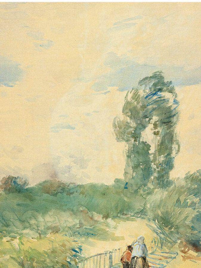 Two Dancers By A Hearth By Edgar Degas Fine Art Print