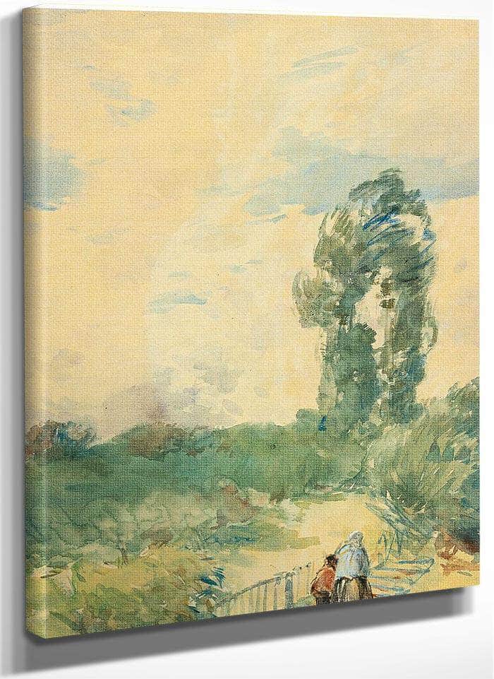 Two Dancers By A Hearth By Edgar Degas Fine Art Print