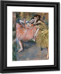 Two Dancers By A Hearth By Edgar Degas Fine Art Print