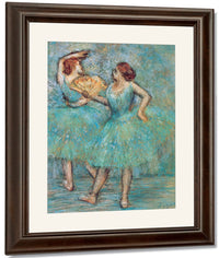 Two Dancers By Edgar Degas Fine Art Print