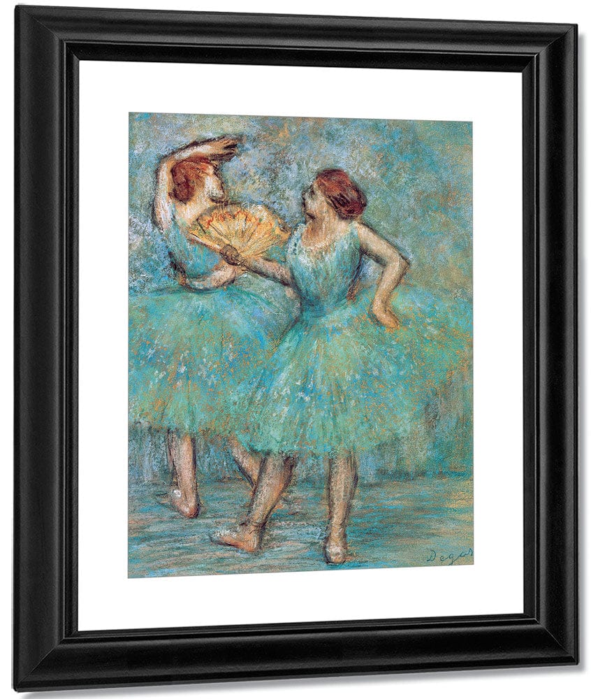 Two Dancers By Edgar Degas Fine Art Print