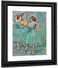 Two Dancers By Edgar Degas Fine Art Print