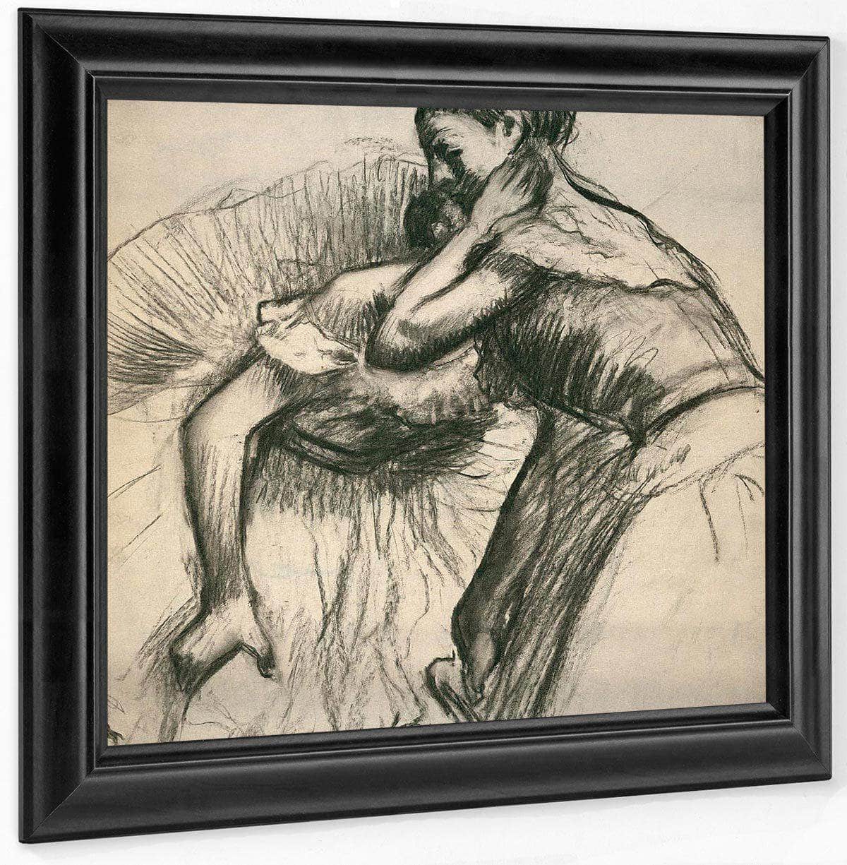 Two Dancers Resting By Edgar Degas Fine Art Print