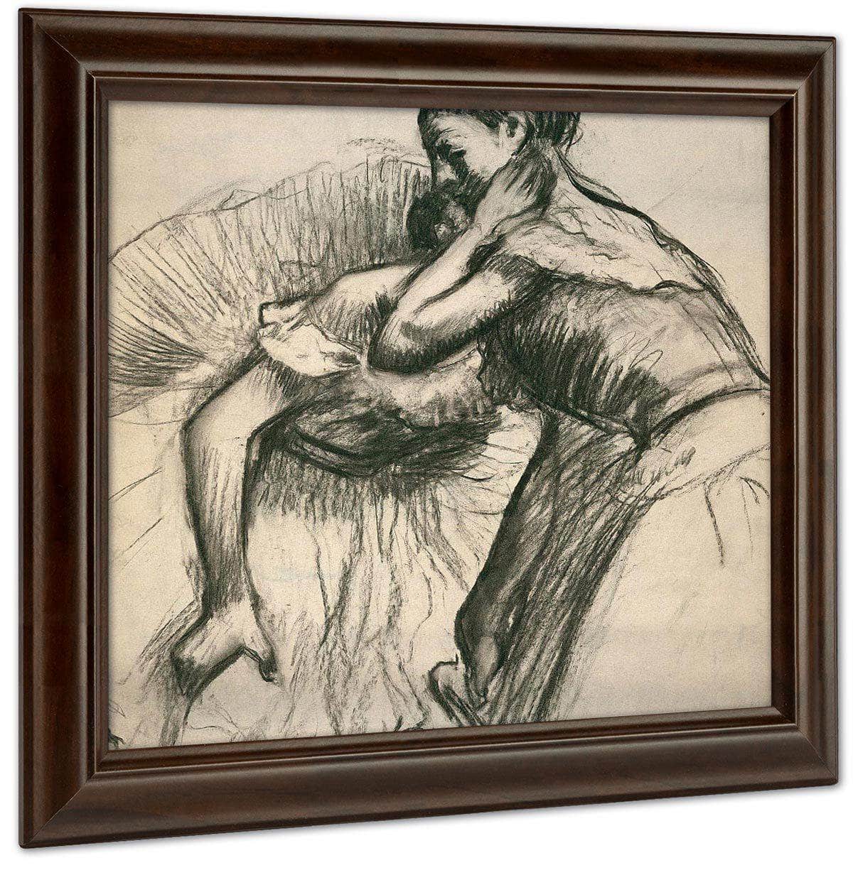 Two Dancers Resting By Edgar Degas Fine Art Print