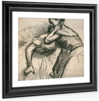 Two Dancers Resting By Edgar Degas Fine Art Print