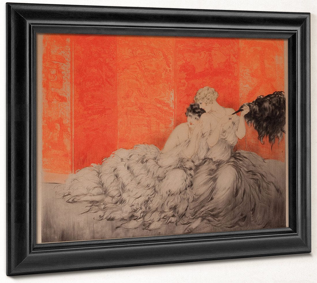 Two Elegant Women By Louis Icart Fine Art Print