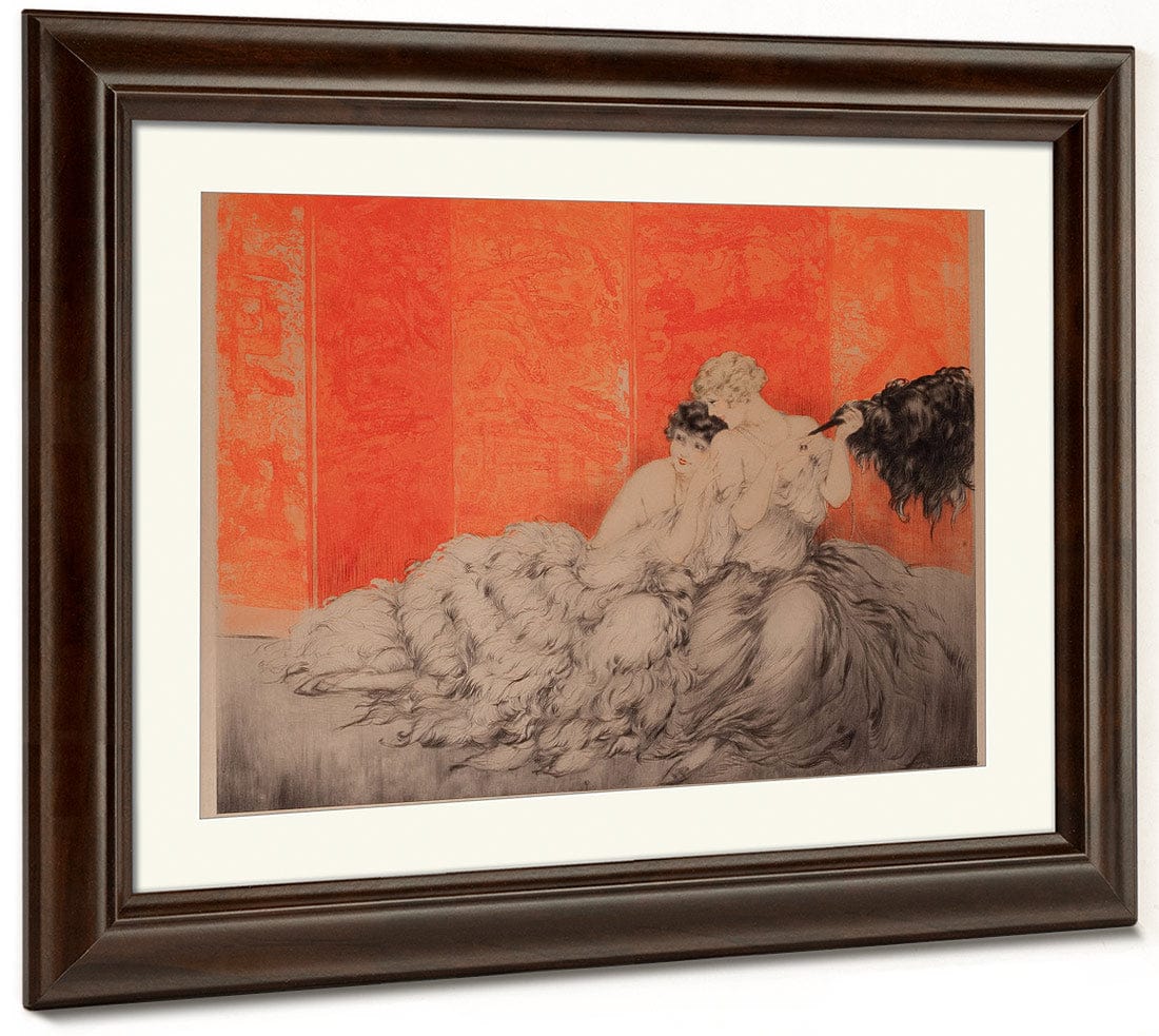 Two Elegant Women By Louis Icart Fine Art Print