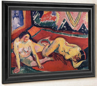 Two Female Nudes In A Room M9 Max Pechstein Fine Art Print