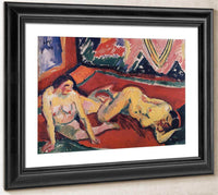 Two Female Nudes In A Room M9 Max Pechstein Fine Art Print