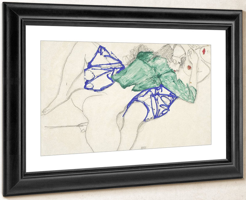 Two Friends Reclining (Tenderness) By Egon Schiele Fine Art Print