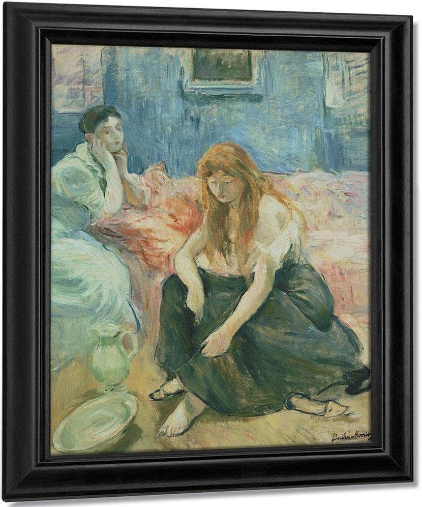 Two Girls 1894 By Berthe Morisot Fine Art Print