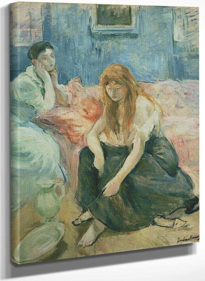 Two Girls 1894 By Berthe Morisot Fine Art Print