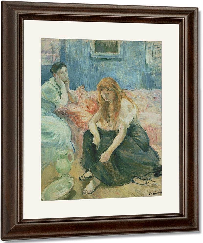 Two Girls 1894 By Berthe Morisot Fine Art Print