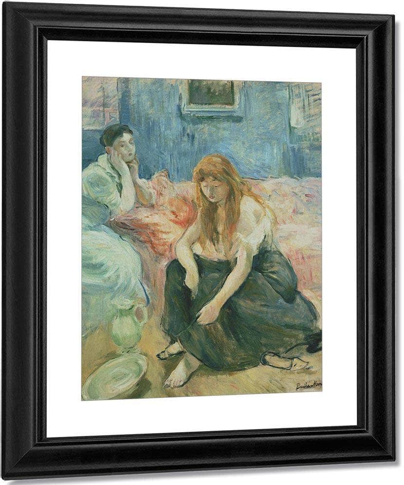 Two Girls 1894 By Berthe Morisot Fine Art Print