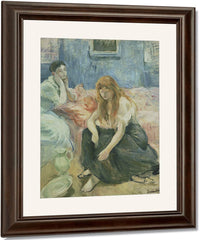 Two Girls By Berthe Morisot Fine Art Print