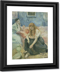 Two Girls By Berthe Morisot Fine Art Print