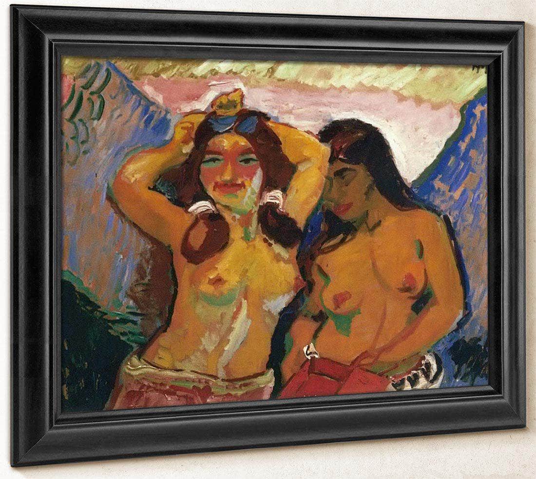 Two Girls M9 Max Pechstein Fine Art Print