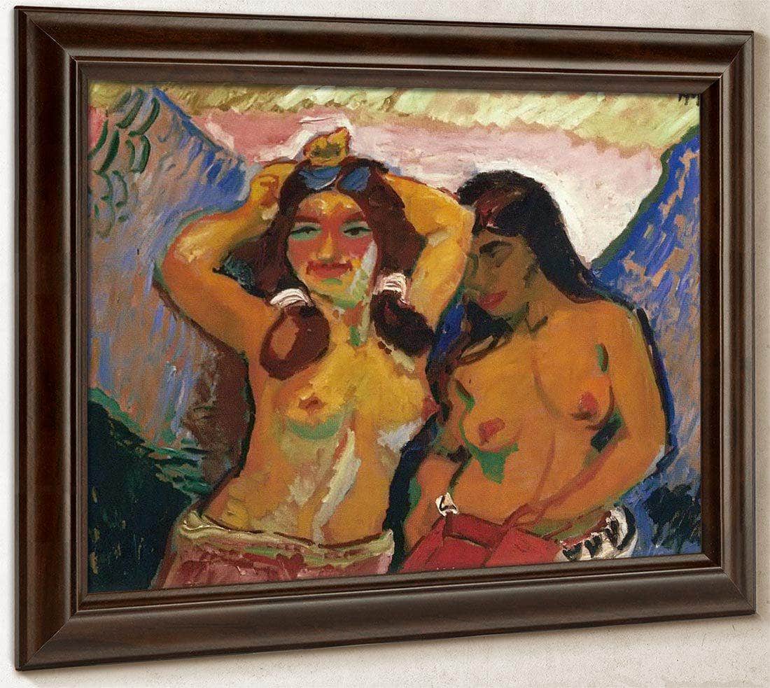 Two Girls M9 Max Pechstein Fine Art Print
