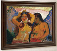 Two Girls M9 Max Pechstein Fine Art Print
