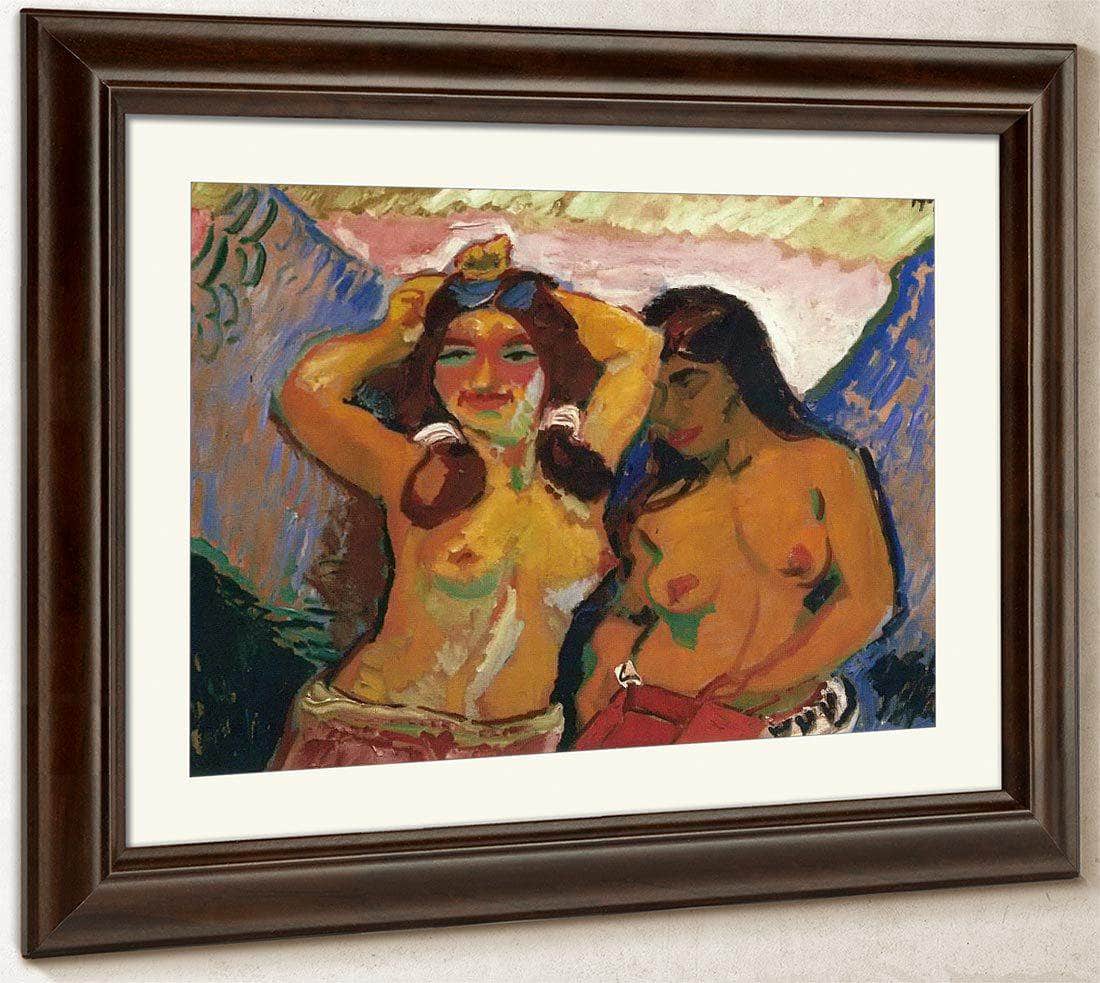 Two Girls M9 Max Pechstein Fine Art Print