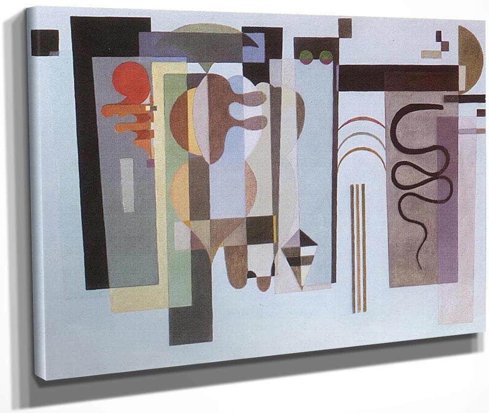 Two Green Points By Wassily Kandinsky Fine Art Print