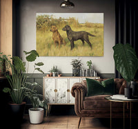Two Labradors By Arthur Wardle Fine Art Print