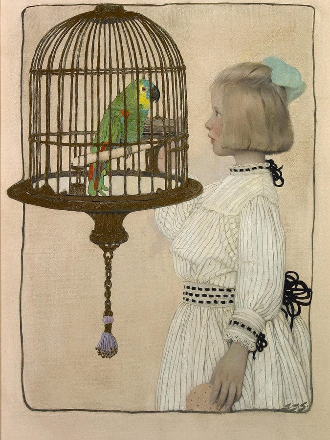 Two Pollies By Sarah Stilwell Weber Fine Art Print