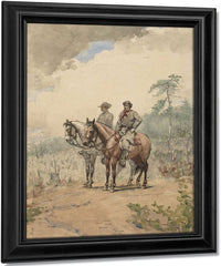 Two Scouts By Winslow Homer Fine Art Print