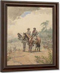 Two Scouts By Winslow Homer Fine Art Print