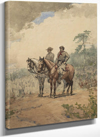Two Scouts By Winslow Homer Fine Art Print