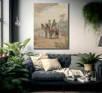 Two Scouts By Winslow Homer Fine Art Print