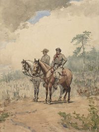Two Scouts By Winslow Homer Fine Art Print