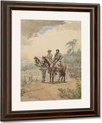 Two Scouts By Winslow Homer Fine Art Print