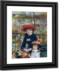 Two Sisters (On The Terrace) By Pierre August Renoir Fine Art Print