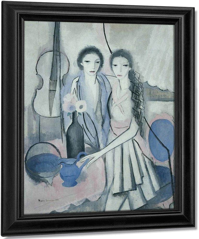 Two Sisters With A Cello 1914 By Marie Laurencin Fine Art Print