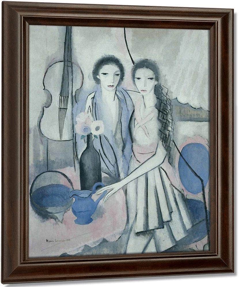 Two Sisters With A Cello 1914 By Marie Laurencin Fine Art Print