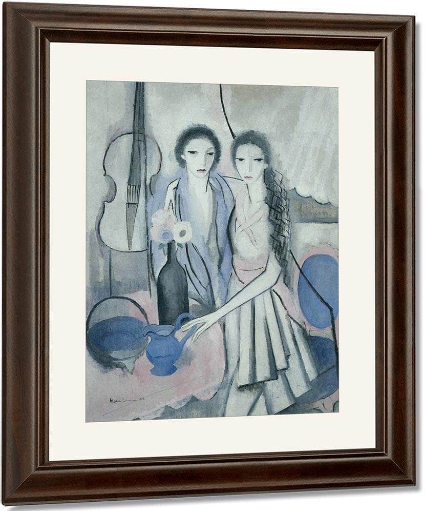 Two Sisters With A Cello 1914 By Marie Laurencin Fine Art Print