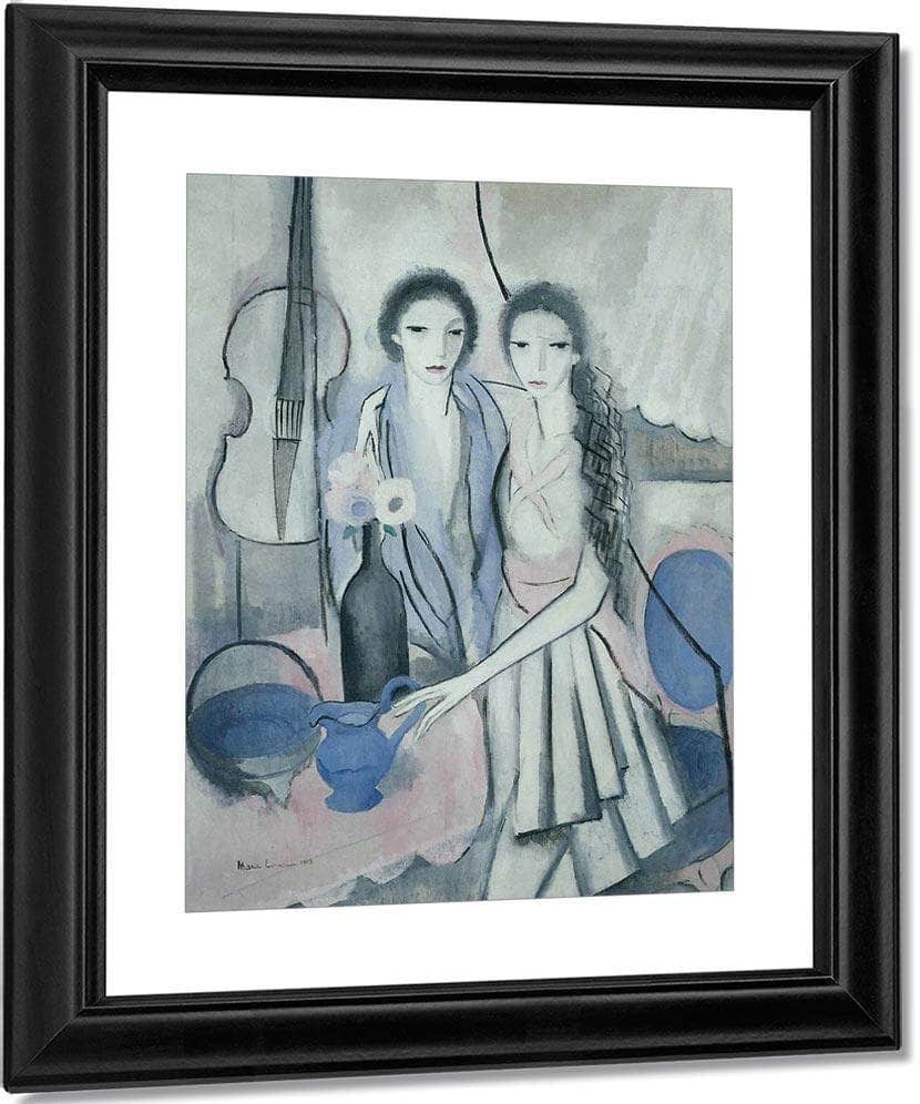 Two Sisters With A Cello 1914 By Marie Laurencin Fine Art Print