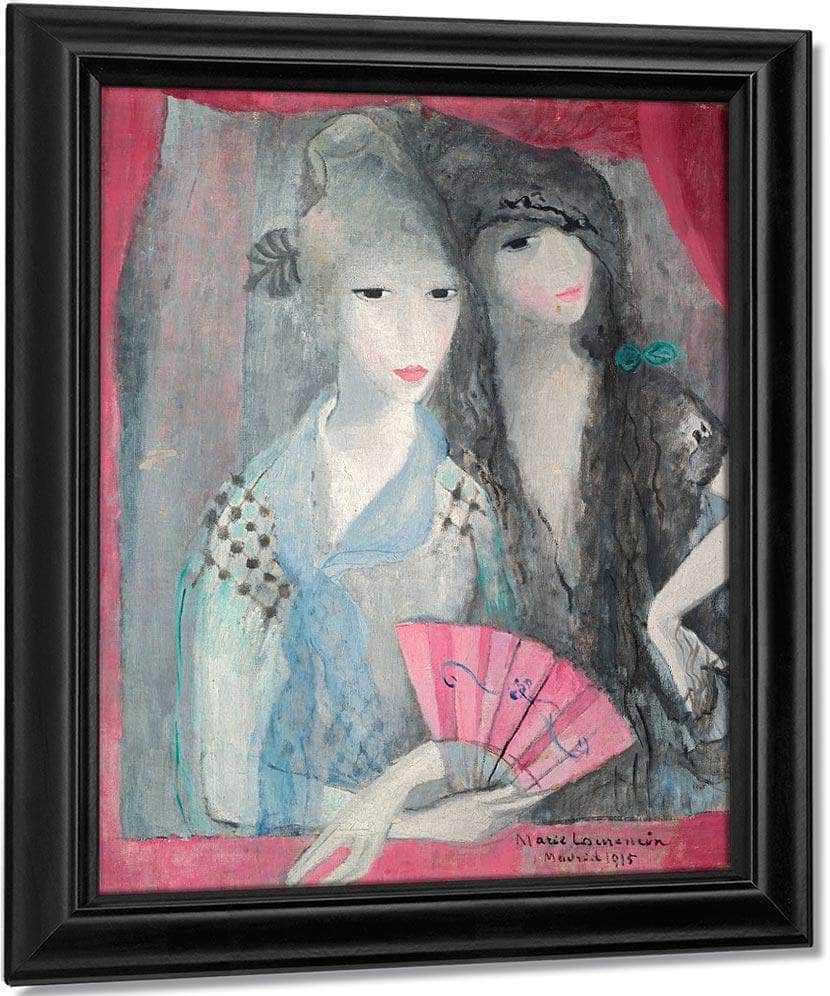 Two Spanish Girls 1915 By Marie Laurencin Fine Art Print